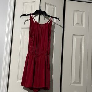 Red romper